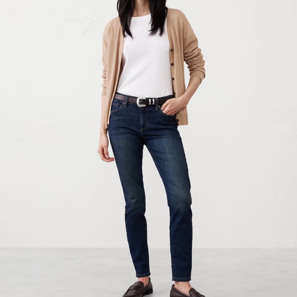 Banana Republic Factory Women’s 29 / 8R Skinny Jeans Stretch High-Rise Dark Wash